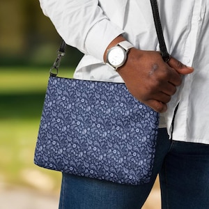 Maya Azul Damen Floral Crossbody Schulter Geldbörse, Elegante Vegan Leder Armband Brieftasche Abendtasche Geschenk für das Leben Arbeit & besondere Anlässe