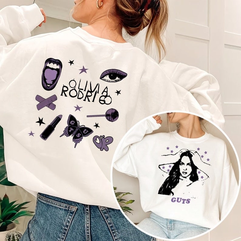Maglietta Olivia Rodrigo – T-shirt Stampata Unisex – Casual Manica Corta