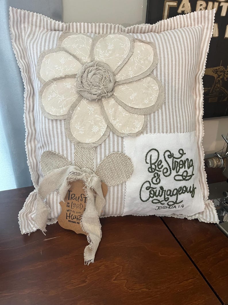 She's Whiskey Embroidered Pillow