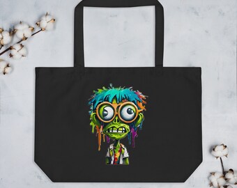 Zombie Specs Große Einkaufstasche