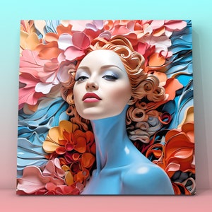 Flora - ai art digital print / download