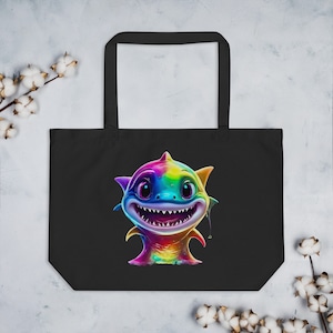 Baby Shark Large organic tote bag