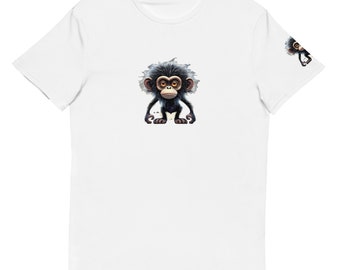 T-shirt en coton premium pour hommes Baby Monkey