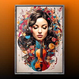 Neural Harmony - ai art digital print / download