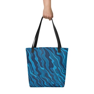 Blue Camo - Tote bag