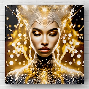 Golden - ai art digital print / download