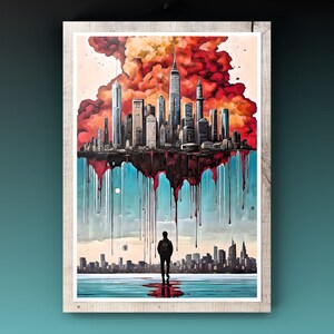 The City Above - ai art digital print / download