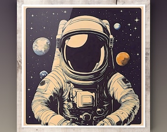 Spaceman - ai art digital print / download