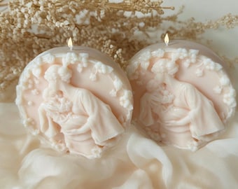 Mother's Love Soy Wax Candle: Sculptural Baby Shower Favor
