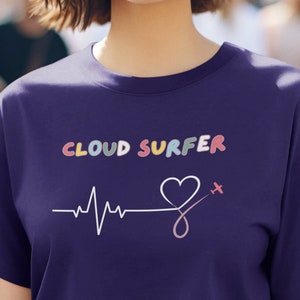 Aviation t shirt airplane shirt gift for pilot gifts aviation t shirt travel lover shirt cloud tshirt funny pilot t shirt flight shirt