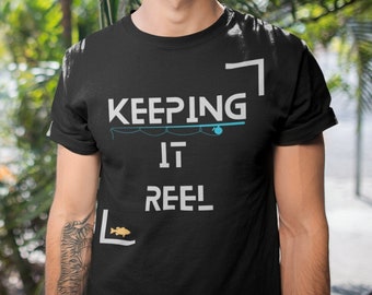 Funny Fishing T-Shirt: Master Baiter Design, Organic Cotton