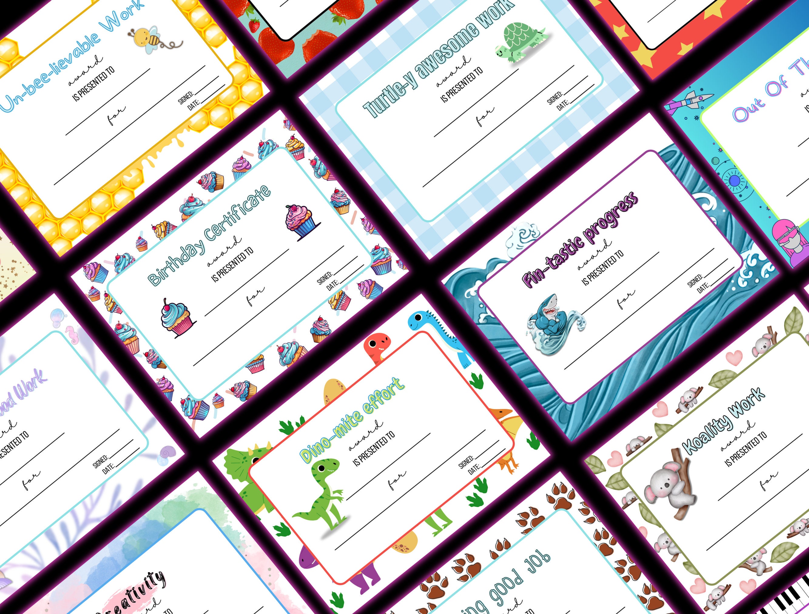 Awards for Kids, Awards Certificate, End of Year Awards, Awards and