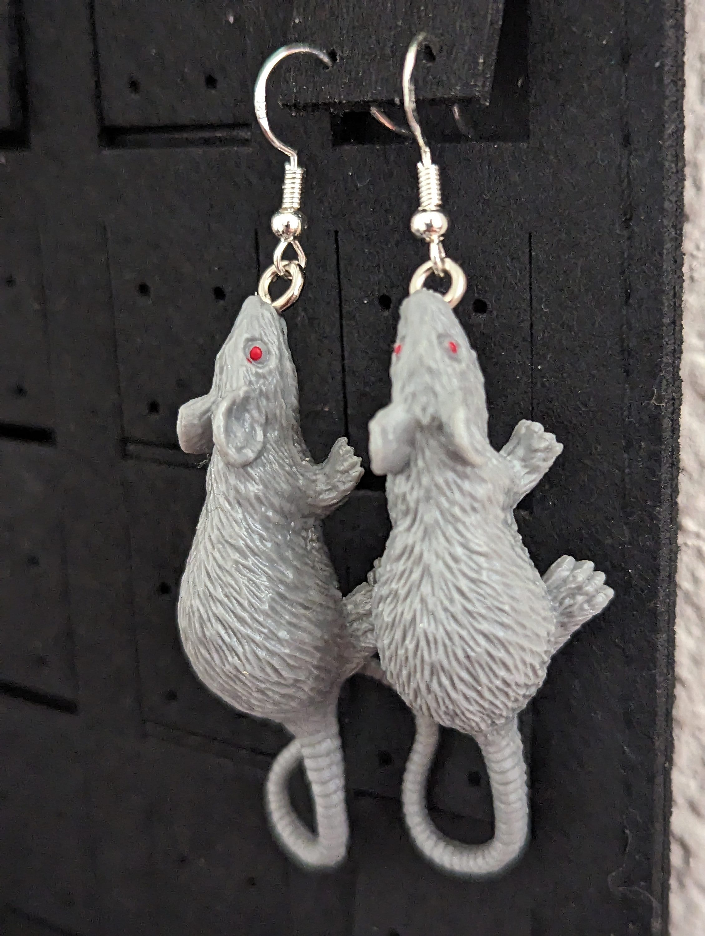 Rat Earrings - Etsy