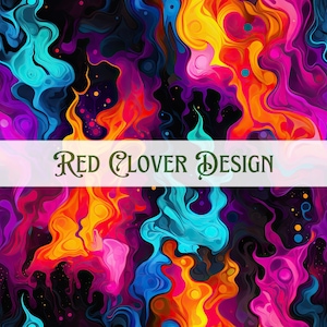 Alcohol Ink flames Seamless Pattern, watercolor seamless pattern, ink seamless, pattern for fabric, digital pattern, sublimation, halloween