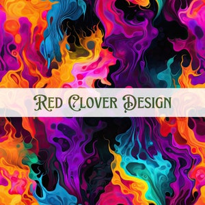 Alcohol Ink flames Seamless Pattern, watercolor seamless pattern, ink seamless, pattern for fabric, digital pattern, sublimation, halloween