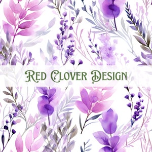 Watercolor lavender Floral Seamless Pattern, floral seamless pattern, spring seamless, pattern for fabric, digital pattern, sublimation,