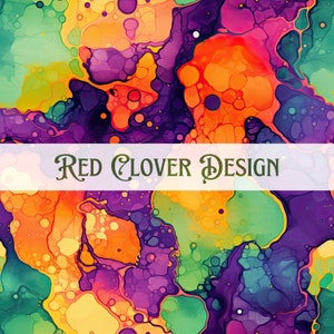 Halloween colors Alcohol Ink Seamless Pattern, watercolor seamless pattern, ink seamless, pattern for fabric, digital pattern, sublimation