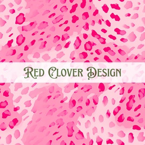 Pink Cheetah Print Seamless Pattern, leopard seamless pattern, valentines  seamless, pattern for fabric, digital pattern, sublimation, pink