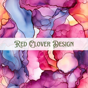 Blue Pink Purple Alcohol Ink Seamless Pattern, watercolor seamless pattern, ink seamless, pattern for fabric, digital pattern, sublimation,