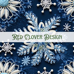 Modèle sans couture de flocons de neige de style de broderie, modèle sans couture de neige, chutes de neige sans couture, modèle pour le tissu, modèle numérique, sublimation,