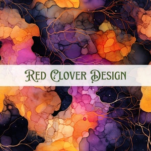 Halloween colors Alcohol Ink Seamless Pattern, watercolor seamless pattern, ink seamless, pattern for fabric, digital pattern, sublimation