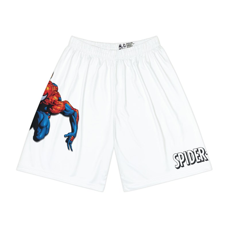 Spiderman Basketball Shorts Etsy
