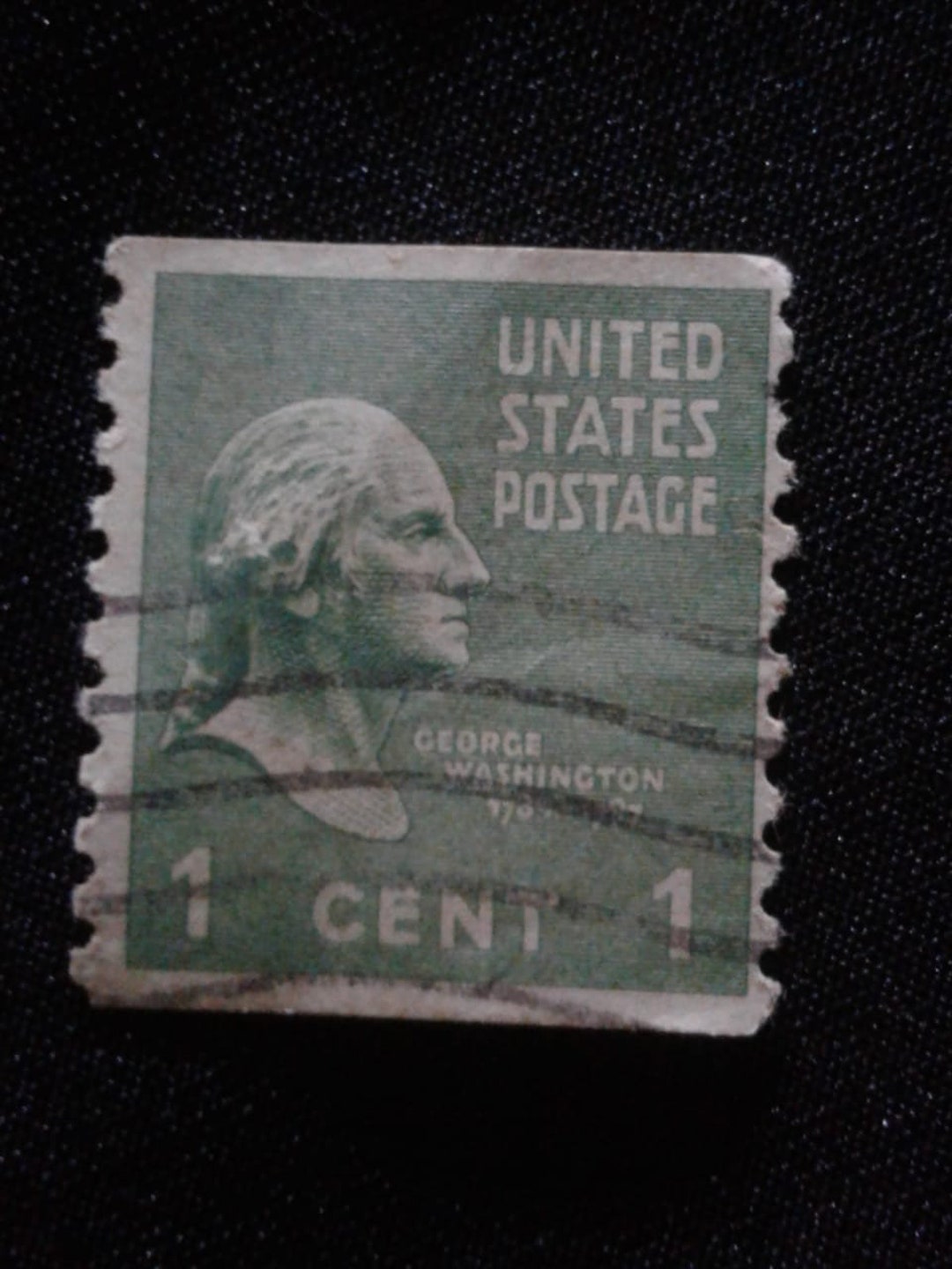 Washington 1 Cent Stamp Etsy