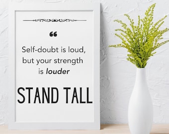 Inspirational Wall Art | Inspirational Quote | Motivational Art | Quote Wall Art | Office Wall Art | home wall decor