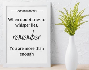 Inspirational Wall Art | Inspirational Quote | Motivational Art | Quote Wall Art | Office Wall Art | home wall decor