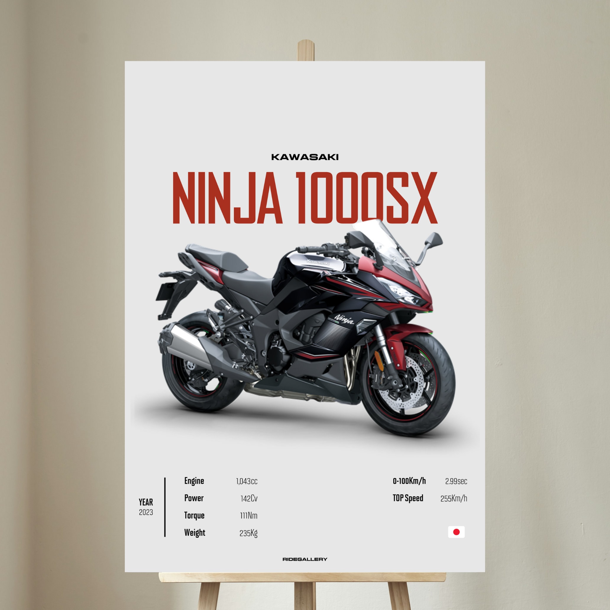 再入荷商品 - 2023 SX 1000 Ninja KAWASAKI Motorcycle Poster Japanese デュエルマスターズ