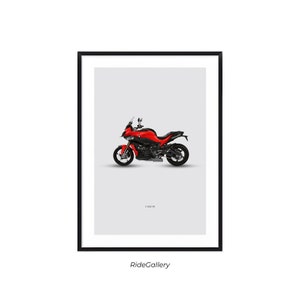 BMW S 1000 XR - Motorrad Wanddeko Motor Line Art für einen Motorradfahrer Motorrad Digital Motorsport Digitale Motorraddrucke