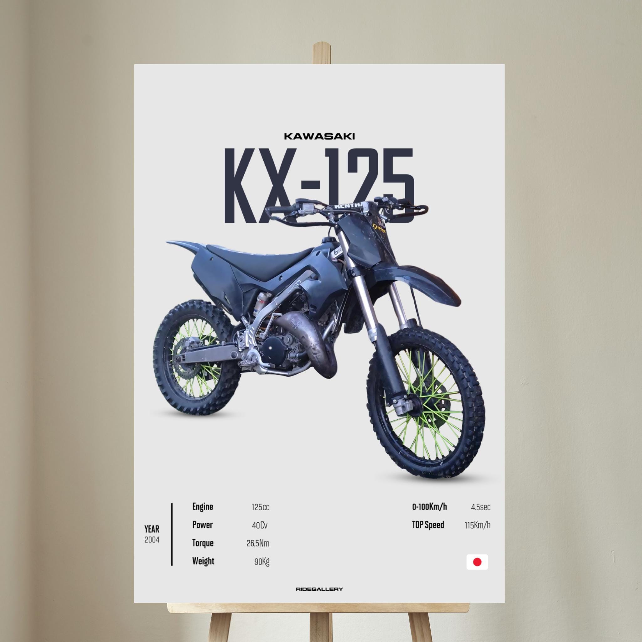 Calcomanias Kawasaki Kmx 125 Tipo Originales Kit De Stickers