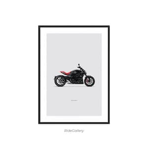 DUCATI XDiavel Black - Motorcycle POSTER Wall Art Digital Download Wall Decor Motor Line Art Perfect Gift For A Motorcyclist