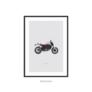 DUCATI Monster 937 + - Motorcycle POSTER Wall Art Digital Download Wall Decor Motor Line Art Perfect Gift For A Motorcyclist