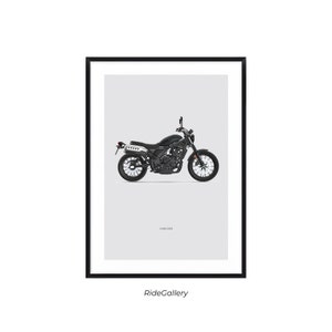 Honda CL500 2023 - Motorcycle Wall Deco Motor Line Art For A Motorcyclist Motorcycle Digital Motorsports Digital Motorbike Prints
