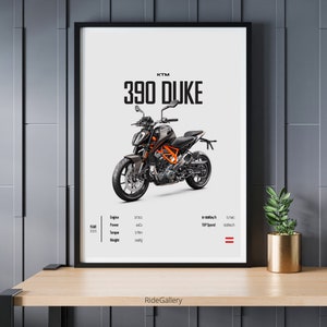 KTM Duke 125 & 390 2012 - 2016, Dekor Stock 2B