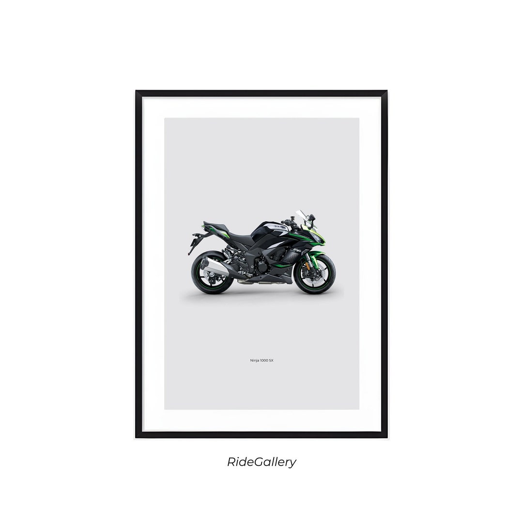 ぴの/ポスター KAWASAKI Ninja 1000 SX - Motorcycle Japanese Poster Wall Art Wall
