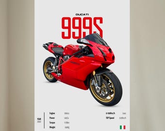 ドゥカティ 999、スケール 1/12 モデルバイク、ダイキャストバイク、1