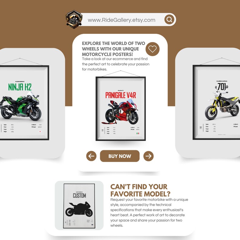 YAMAHA YZ 250 50th anniversary - Motorcycle Wall Deco Motor Line Art For Motorcyclist Motorcycle Digital Motorsports Digital Motorbike Print image 4