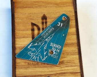 keychain made of SU34 aircraft skin.Ukraine.