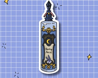Healing Potion Sticker: Witchcore Apothecary Glossy Decal