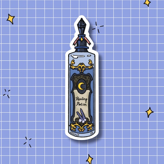 Healing Potion Sticker: Witchcore Apothecary Glossy Decal