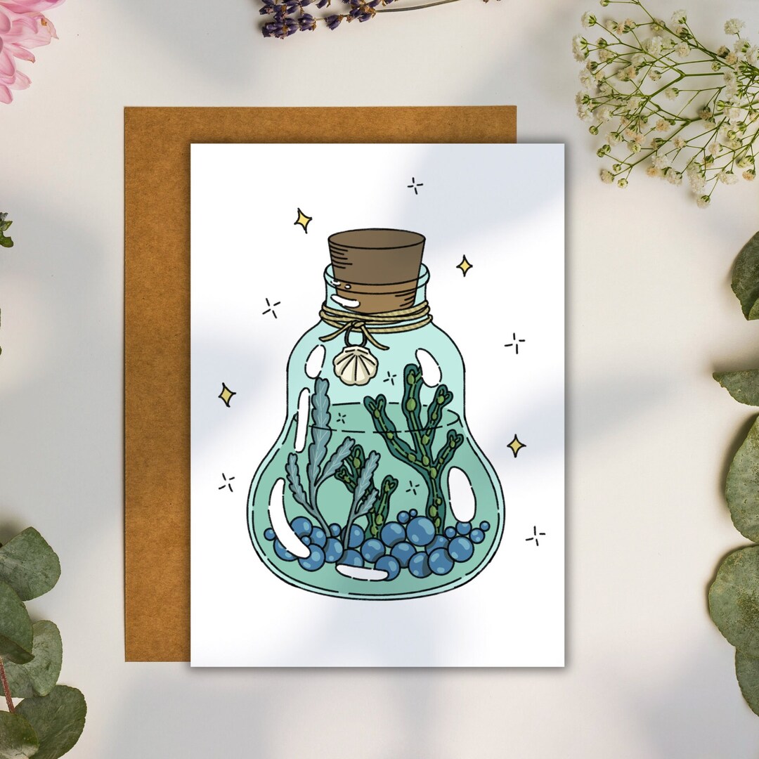Mermaid Tears Art Print | Witchcore Art Print | Apothecary Art Print ...