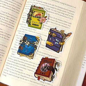 Magic Spellbooks Sticker Pack: Witchcore Grimoire Stickers