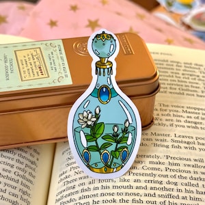 Sticker bouteille princesse jasmin | Sticker princesse | Stickers carnet, Sticker scrapbooking, Sticker fleur, Sticker Princesse Disney, Conte de fées