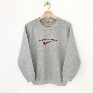 Nike Embroidered Sweatshirt Etsy Australia