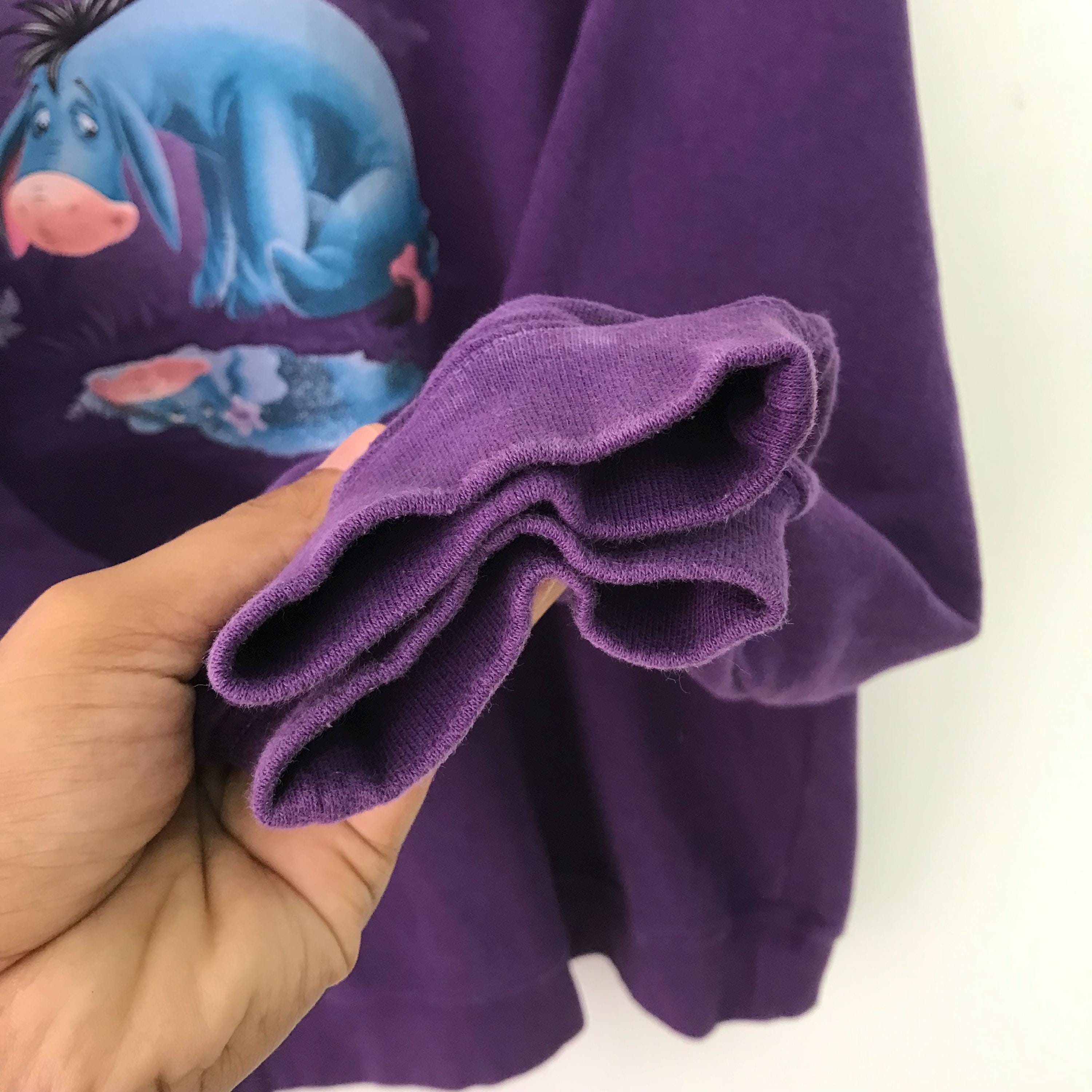 Vintage 90s Eeyore Purple Sweatshirt Xlarge Eeyore Disney  display picture 1