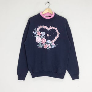 Vintage Morning Sun Sweatshirt Morning Sun Crewneck Graphics Morning Sun Sweater Pullover Morning Sun Bird Rabbit Print Logo Large