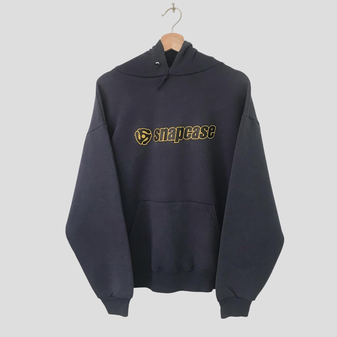 snapcase ネイビー パーカー フロントロゴ入り Vintage Snapcase Blue Sweater Large Snapcase American Hardcore