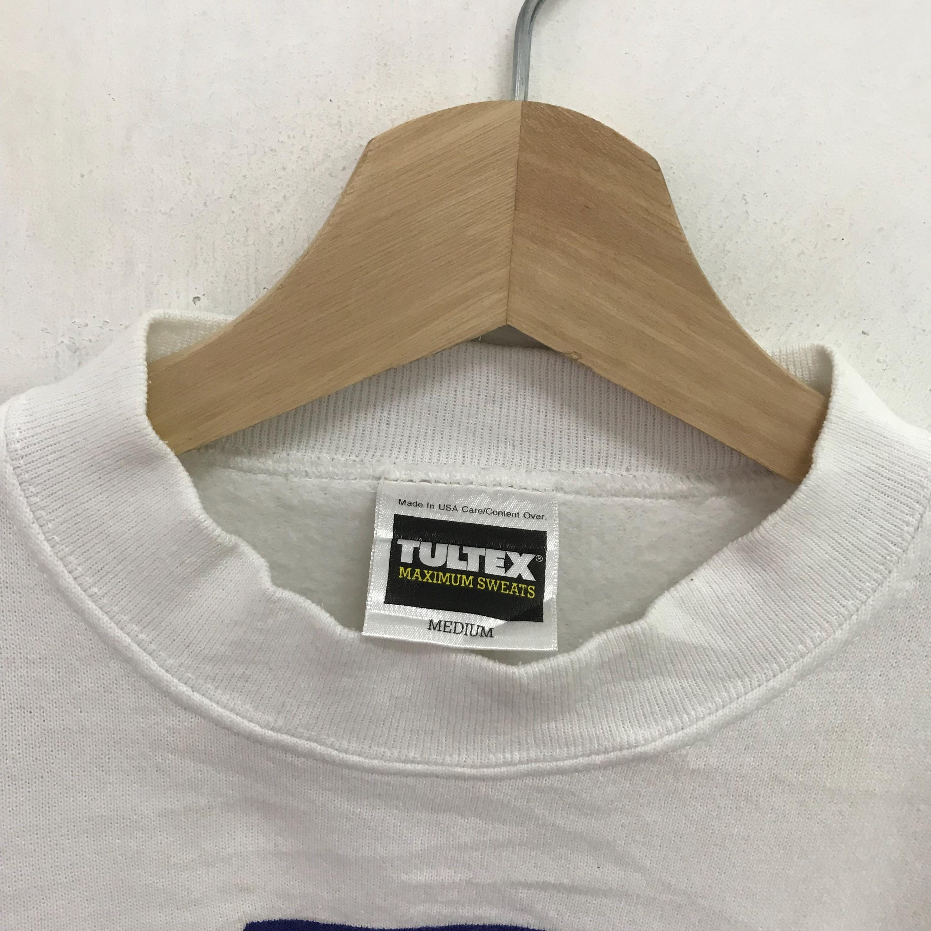 Vintage 90's Fifth Third Bank White Sweatshirt Medium Fifth